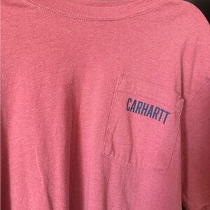 Carhartt Pink T-Shirt with Pocket